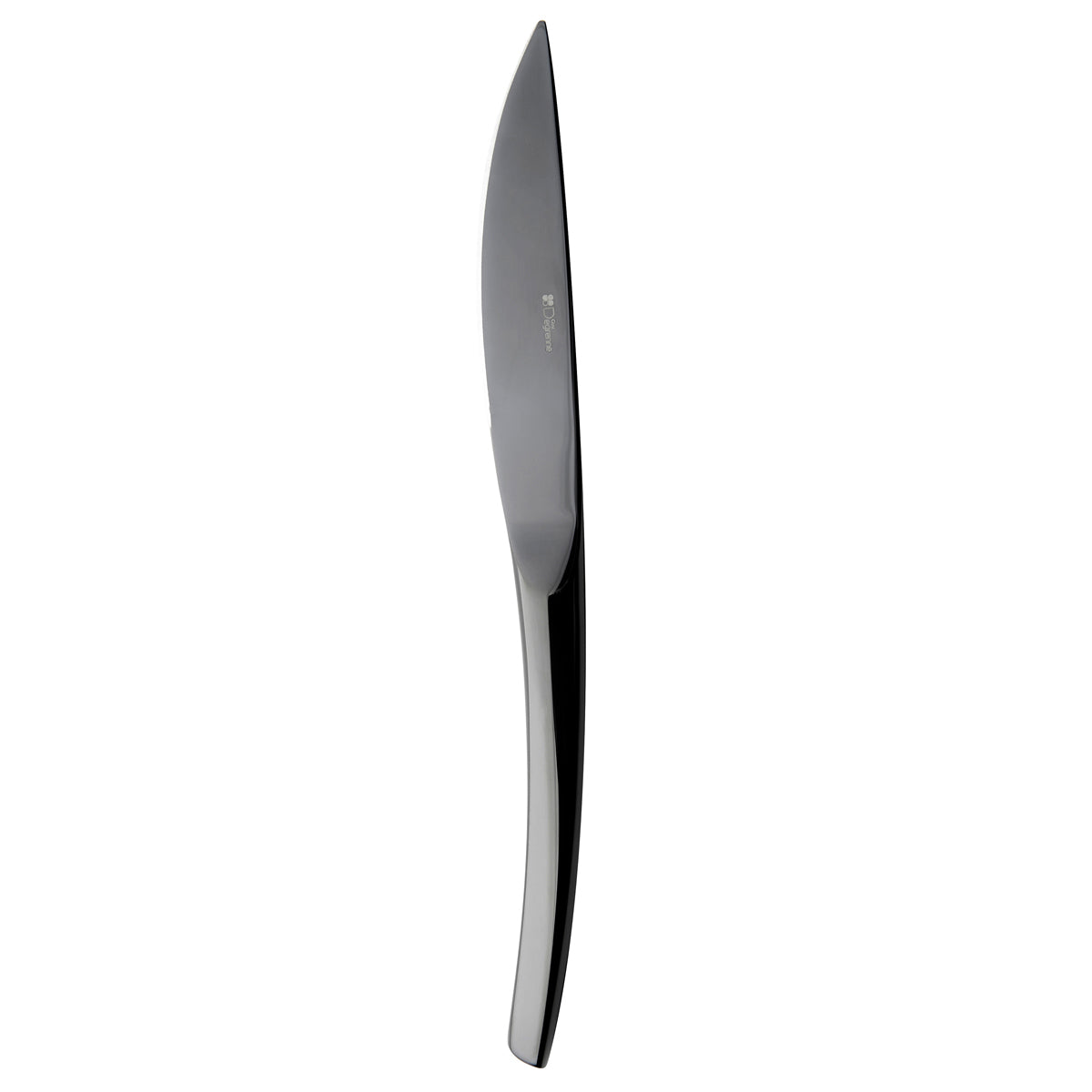 Image du produit: XY BLACK MIROIR Couteau de table monobloc lame scie