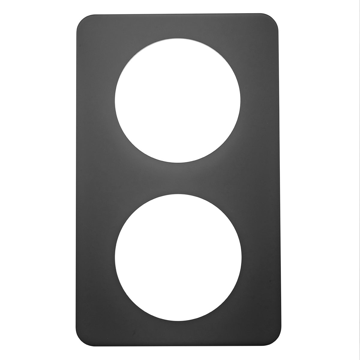 Image du produit: EVENTO Plateau acrylique gris gn 1/1 2 trous 53.5x32.5 cm