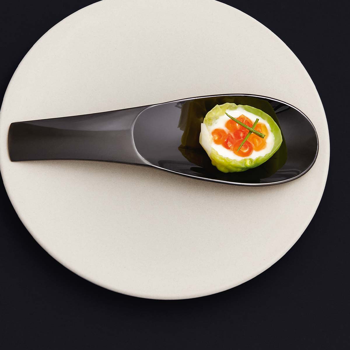 Image du produit: XY BLACK MIROIR Cuillère de mise en bouche