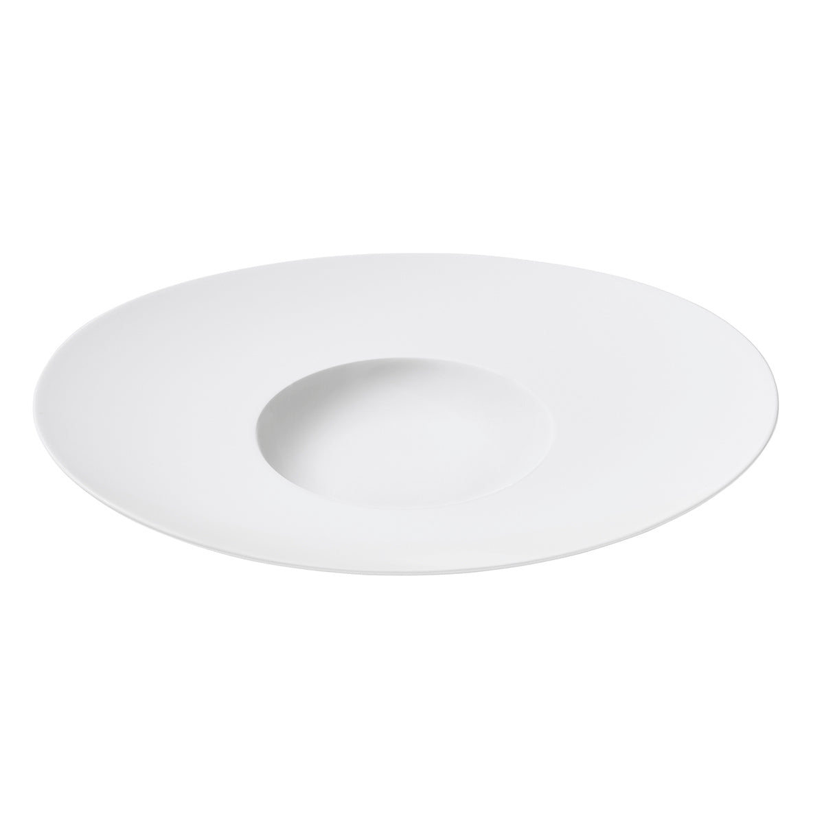 Image du produit: BOREAL BLANC assiette gourmet ovale bassin creux 30x26 cm