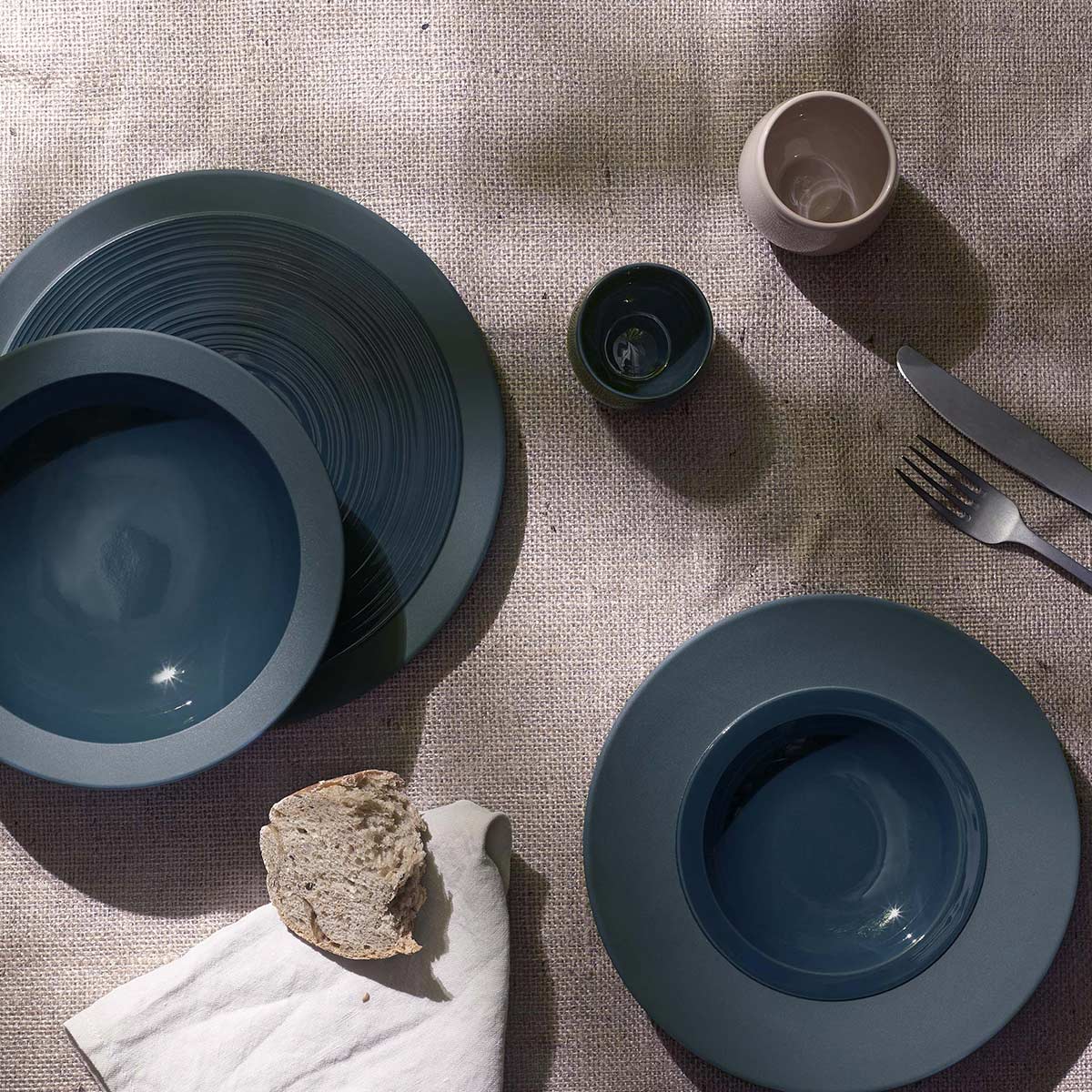 BAHIA BLEU DE ROCHE Assiette gourmet grand bassin 26 cm