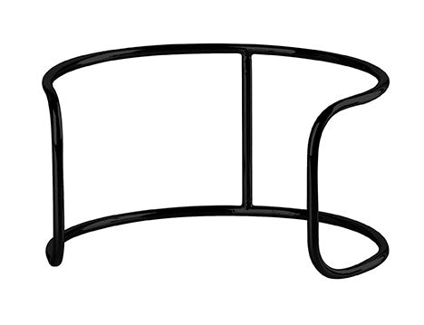 Image du produit: EVENTO support bas rond noir 25 cm hauteur 13 cm