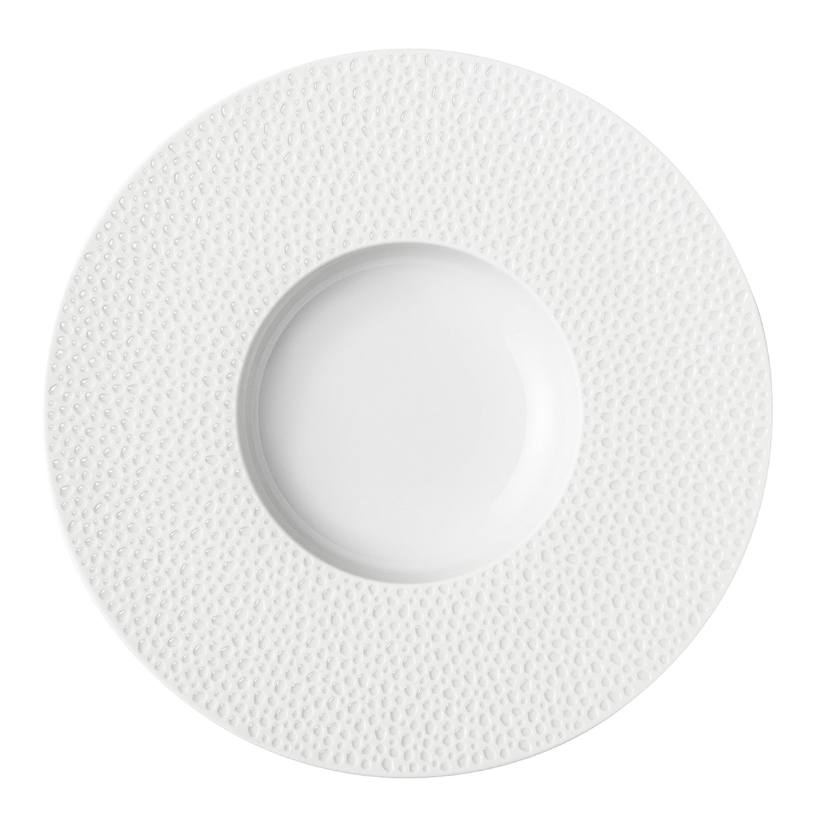 Image du produit: PERLES DE ROSEE BLANCHES assiette gourmet ronde 30 cm