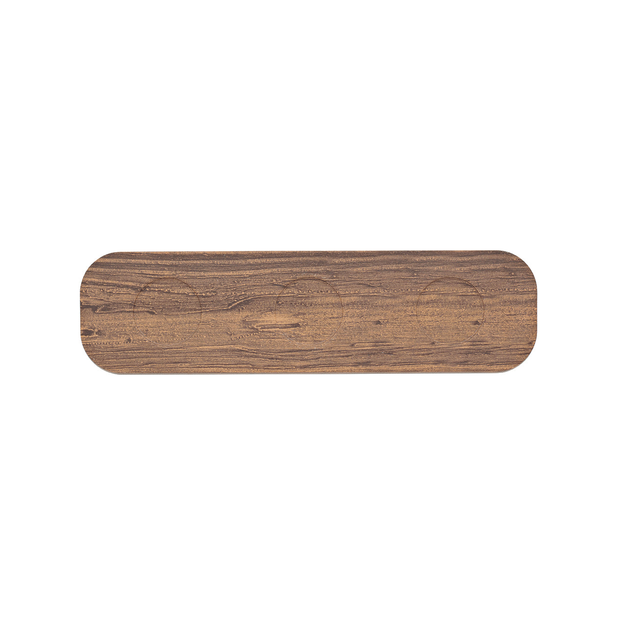 Image du produit: EVENTO Plateau gn 1/6 3 trous mélamnie bois 8.7x32.5 cm
