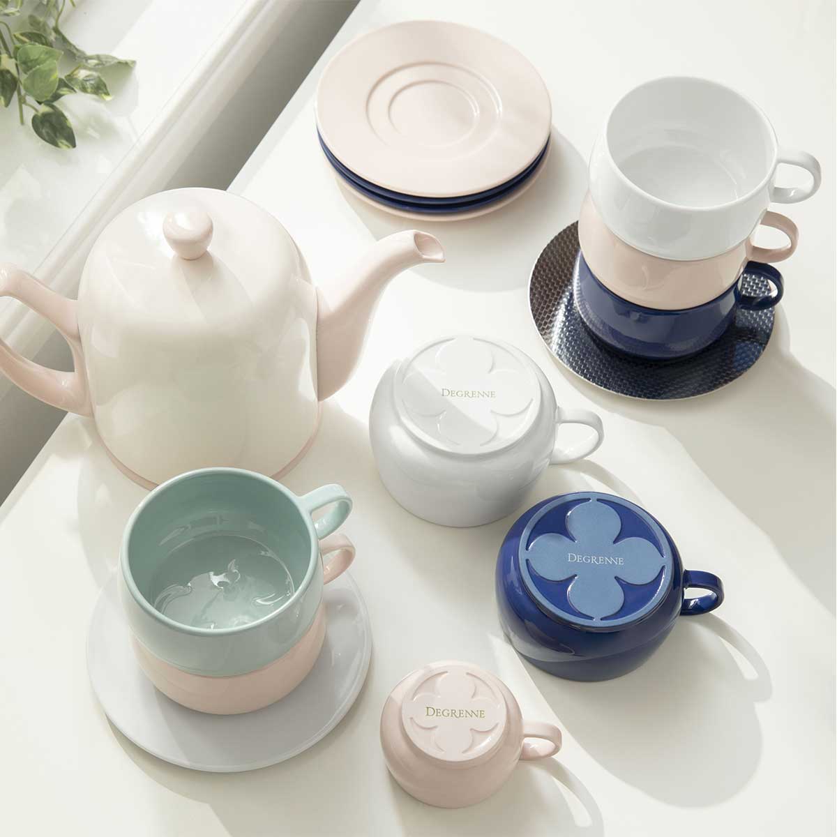 CAFETERIE EMPILEO VERT AMANDE Tasse à café/expresso 10 cl