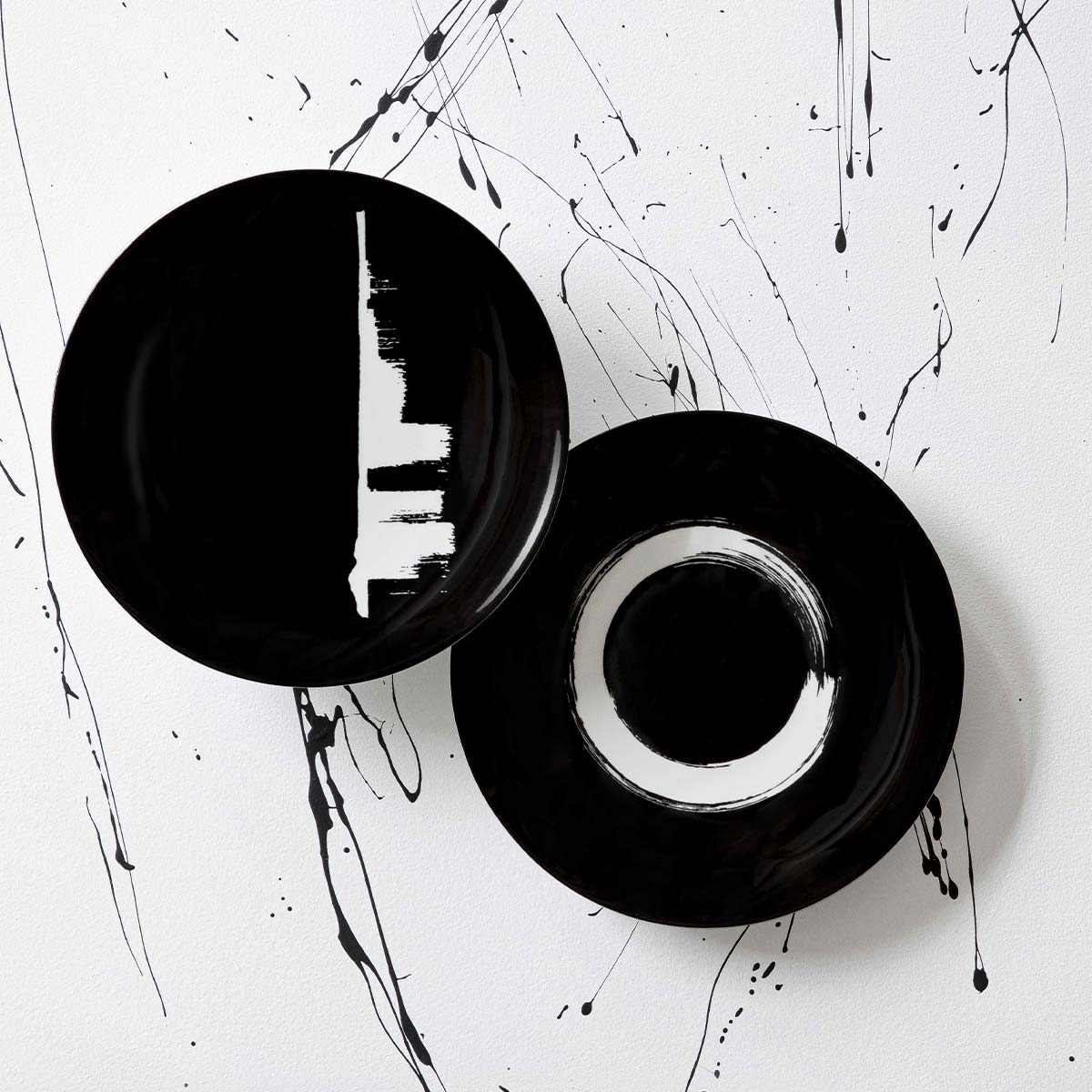 Image du produit: MODULO ARTY CREATION NOIR Assiette à dessert 20 cm