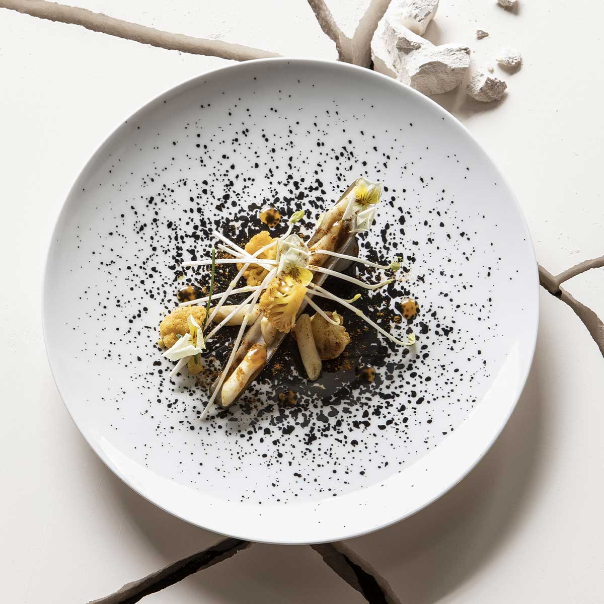 Image du produit: MODULO ARTY CREATION BLANC Assiette à dessert 20 cm