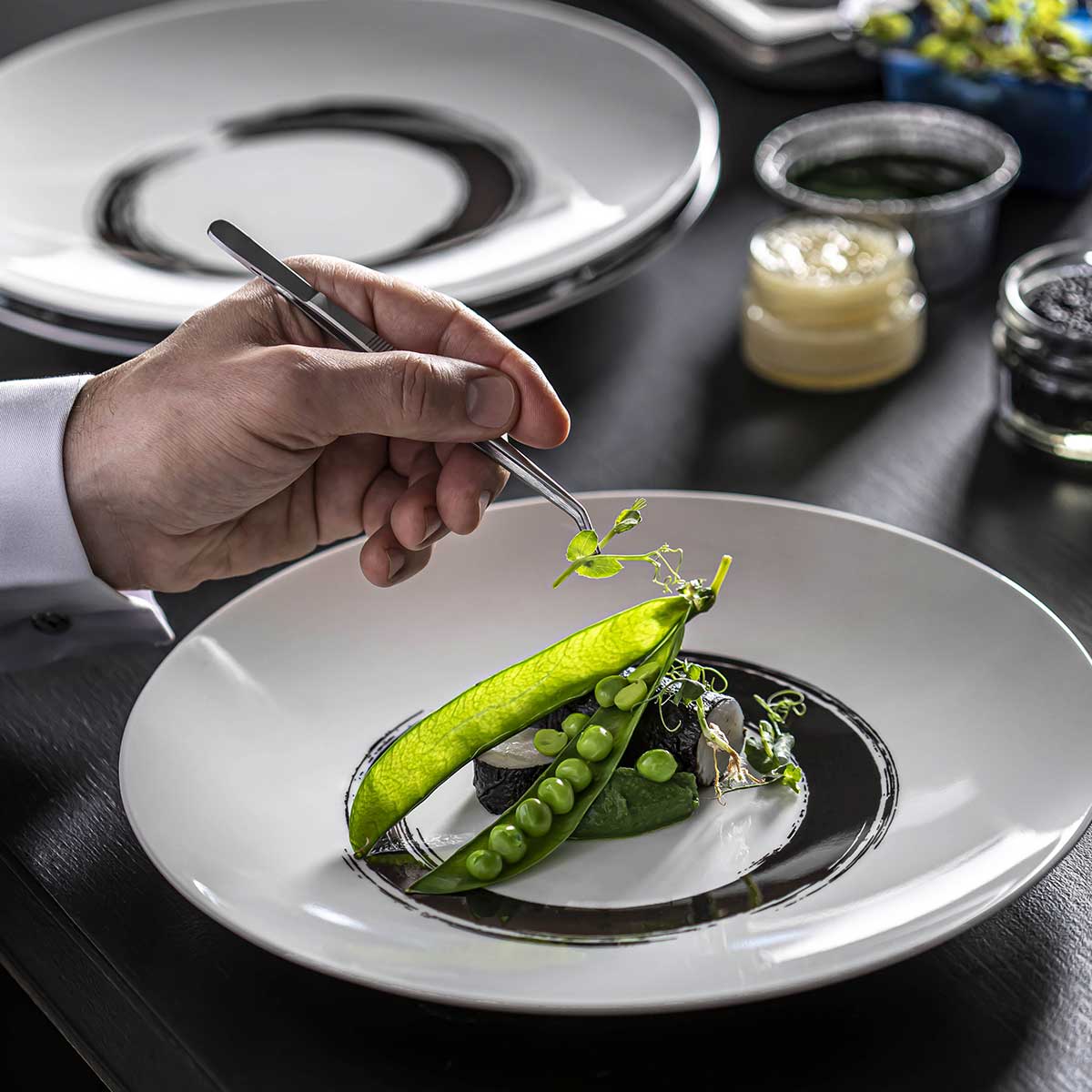 Image du produit: MODULO ARTY CREATION BLANC Assiette à dessert 20 cm