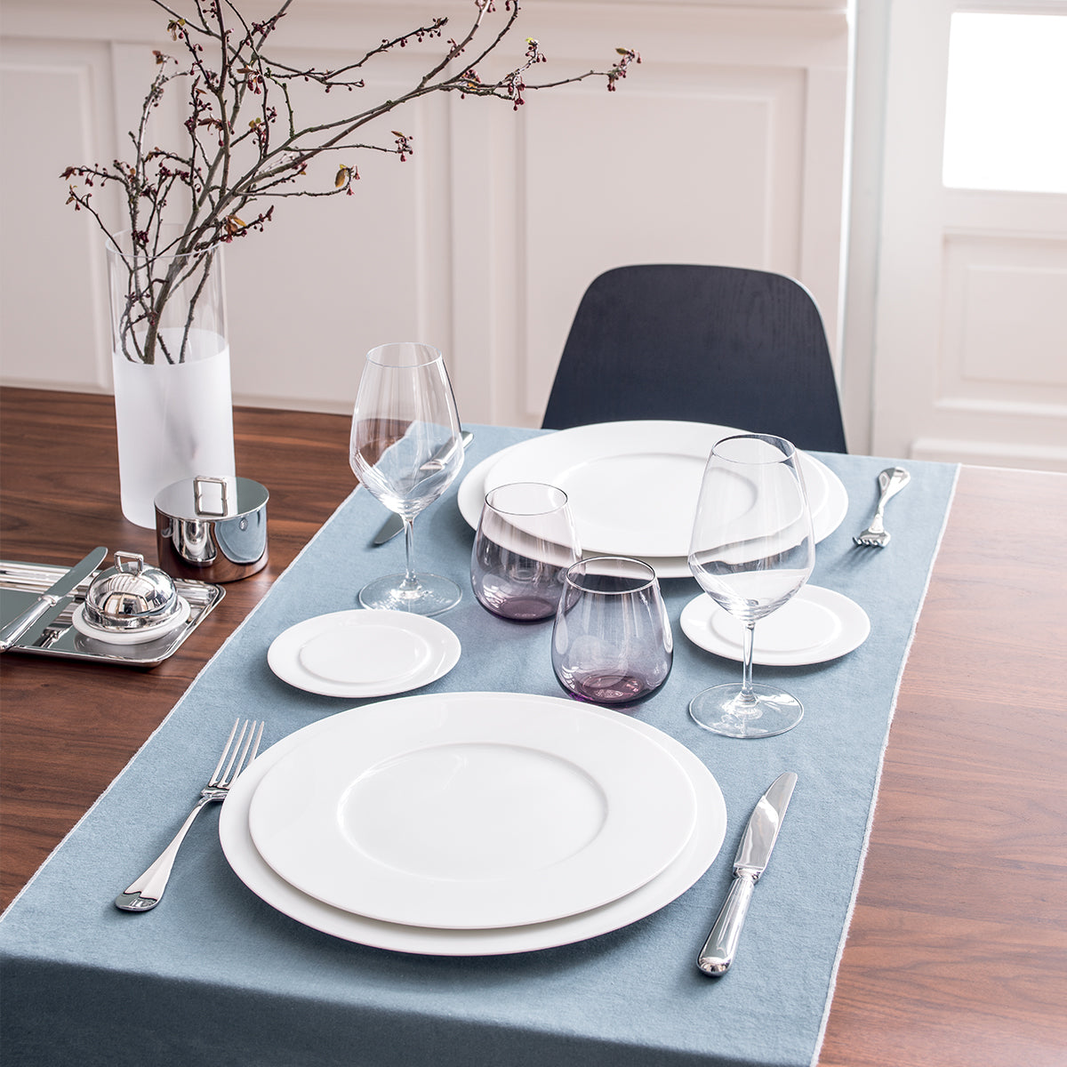 COLLECTION L BLANC Assiette plate ronde 27.9 cm