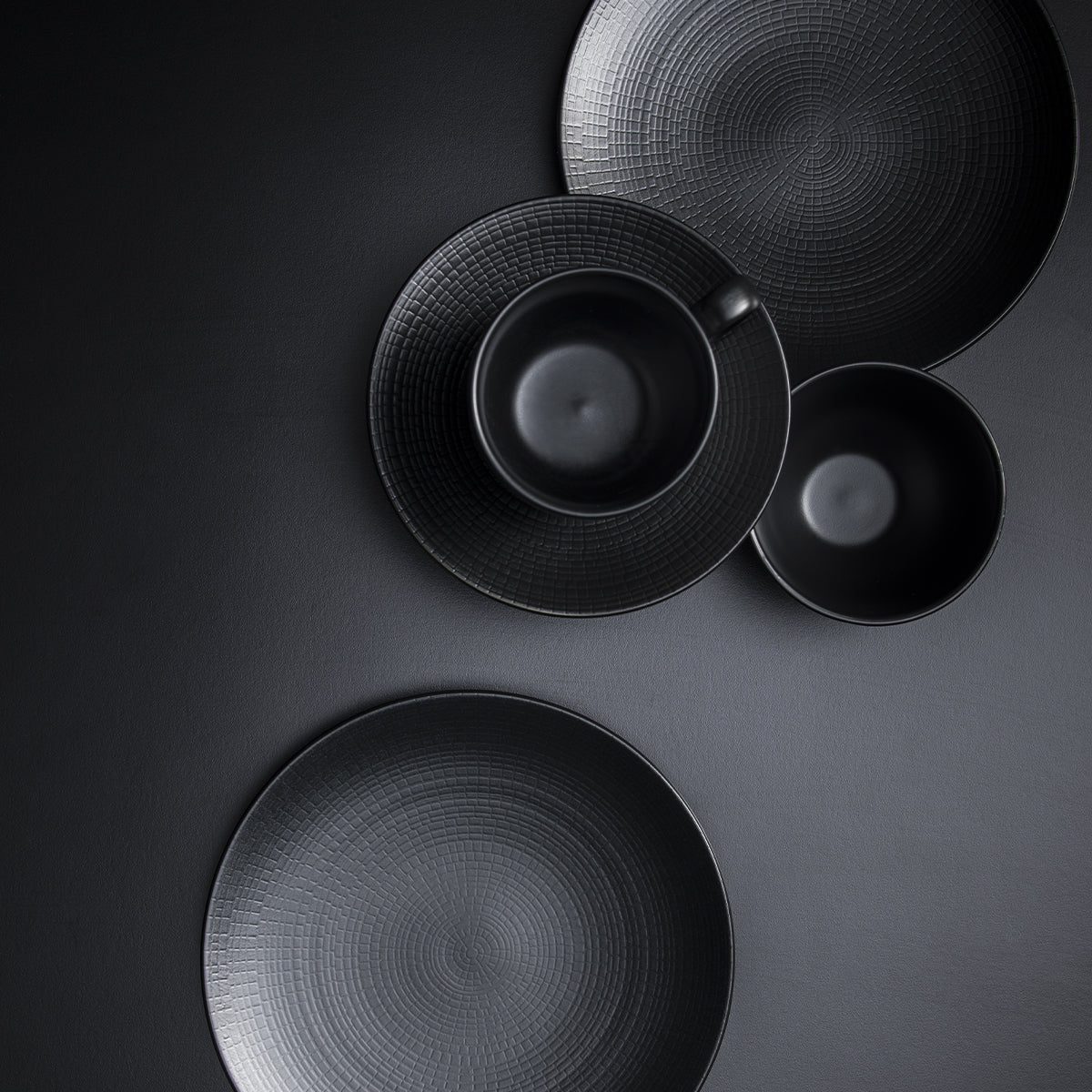 MODULO NATURE PIERRE DE LAVE Assiette à dessert 21 cm