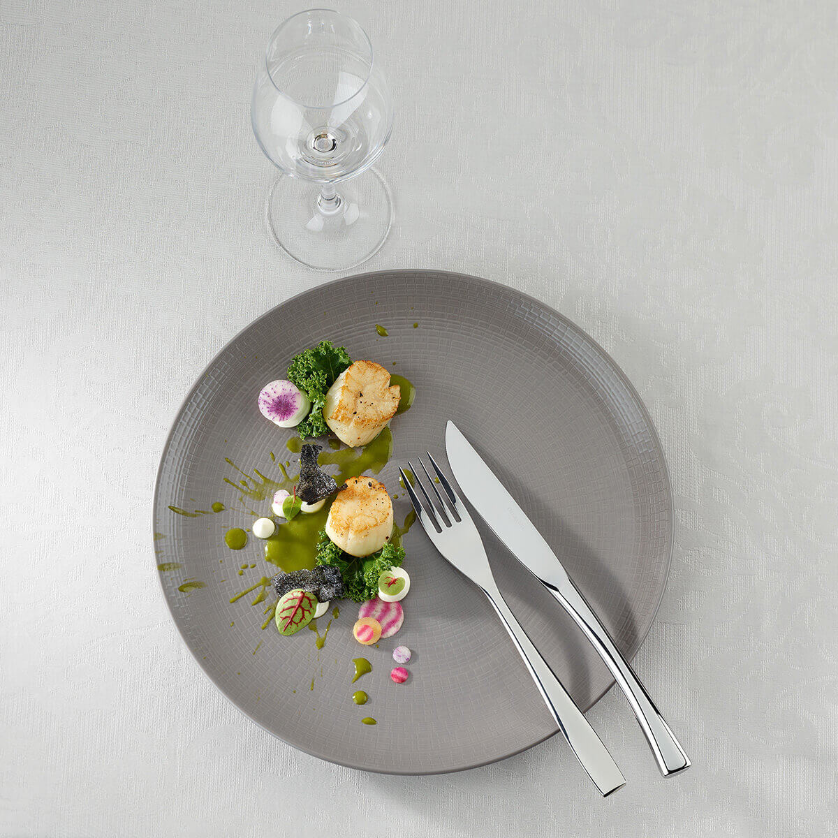 Image du produit: MODULO NATURE TERRE D'OMBRE Assiette coupe 22 cm