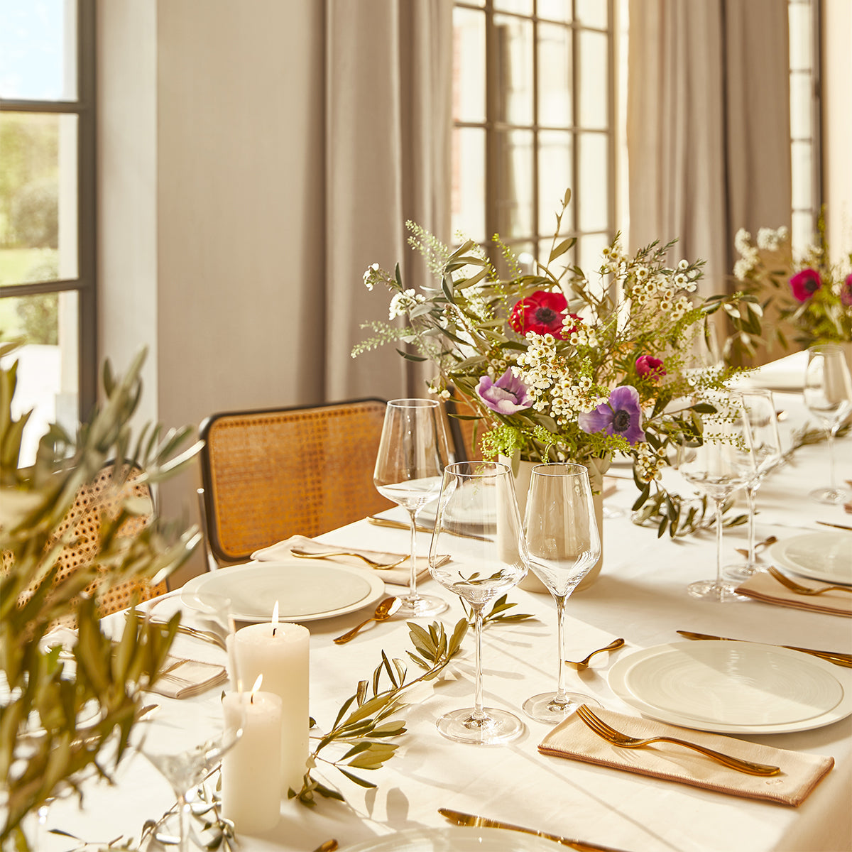 ONDE GOLD Couteau de table