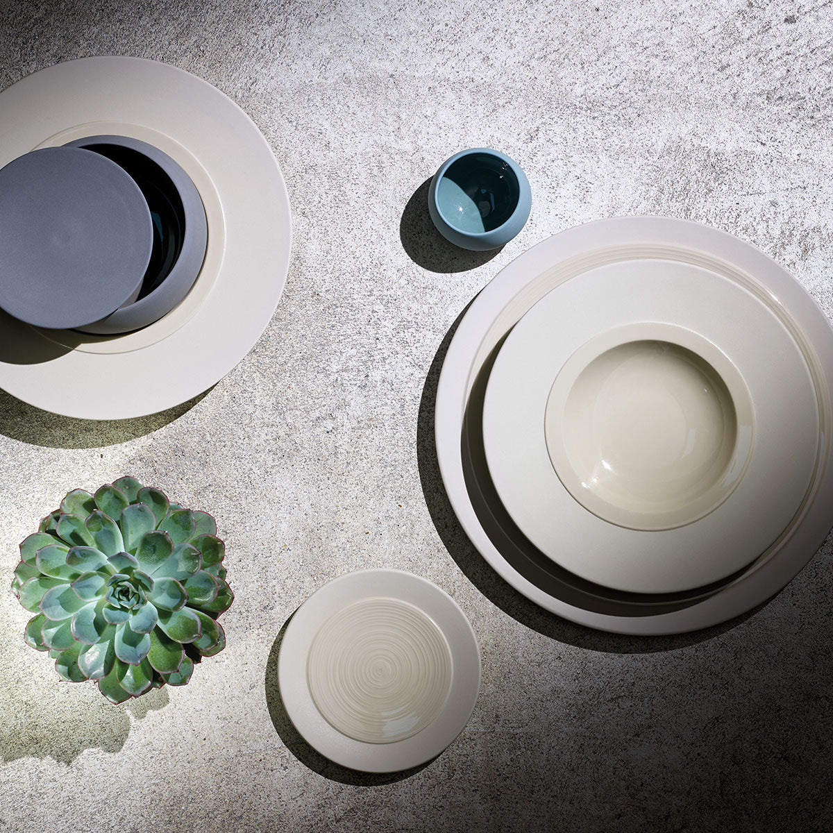 BAHIA DUNE Assiette gourmet petit bassin 23 cm