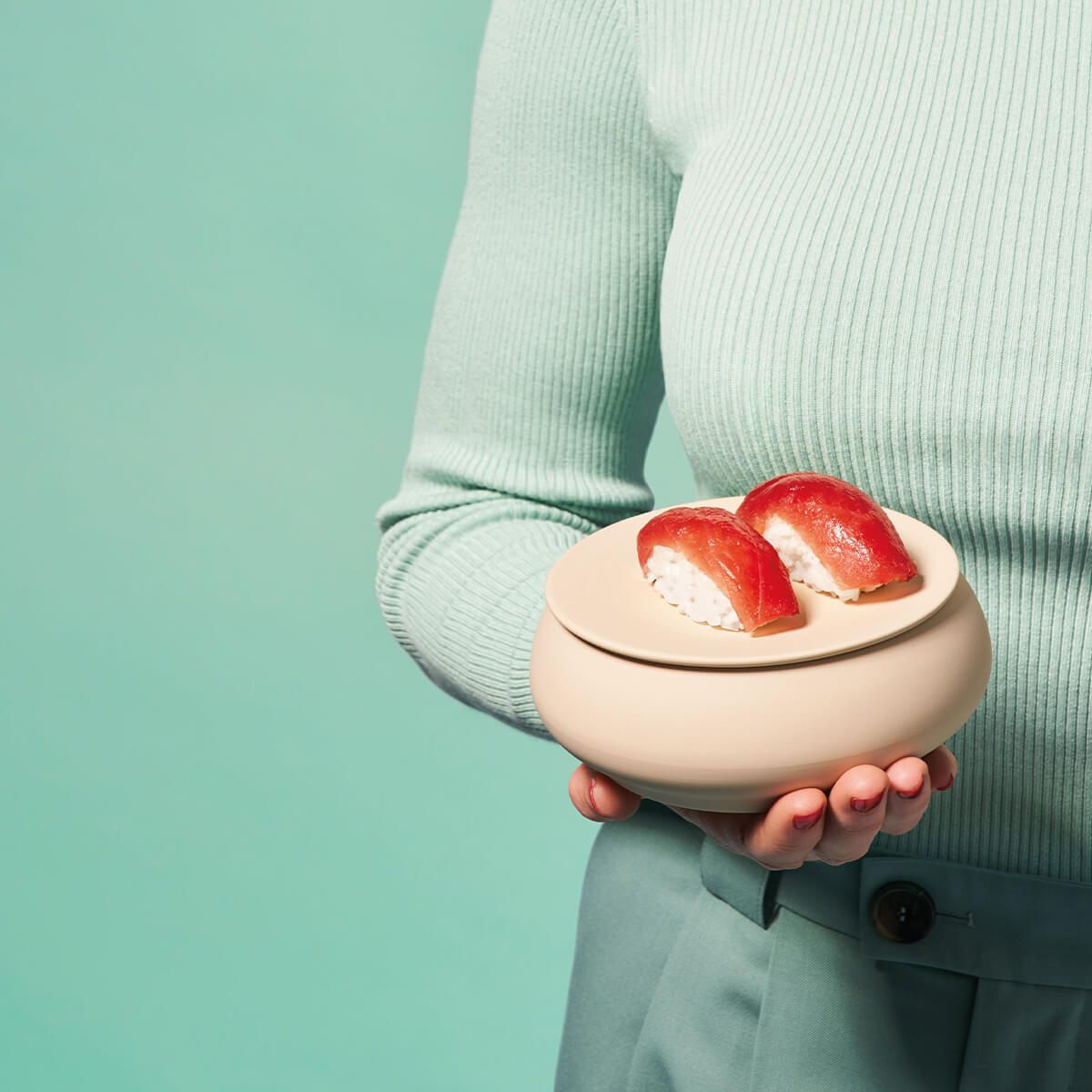 GOURMET ROSE NUDE Couvercle cocotte bi finition 50 cl