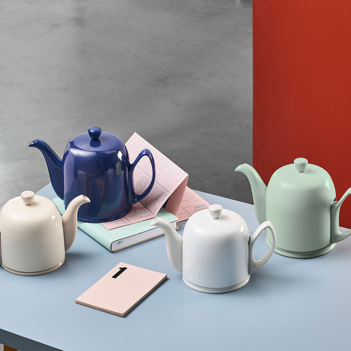 Image du produit: SALAM MONOCHROME Théière 6 tasses cloche vert amande